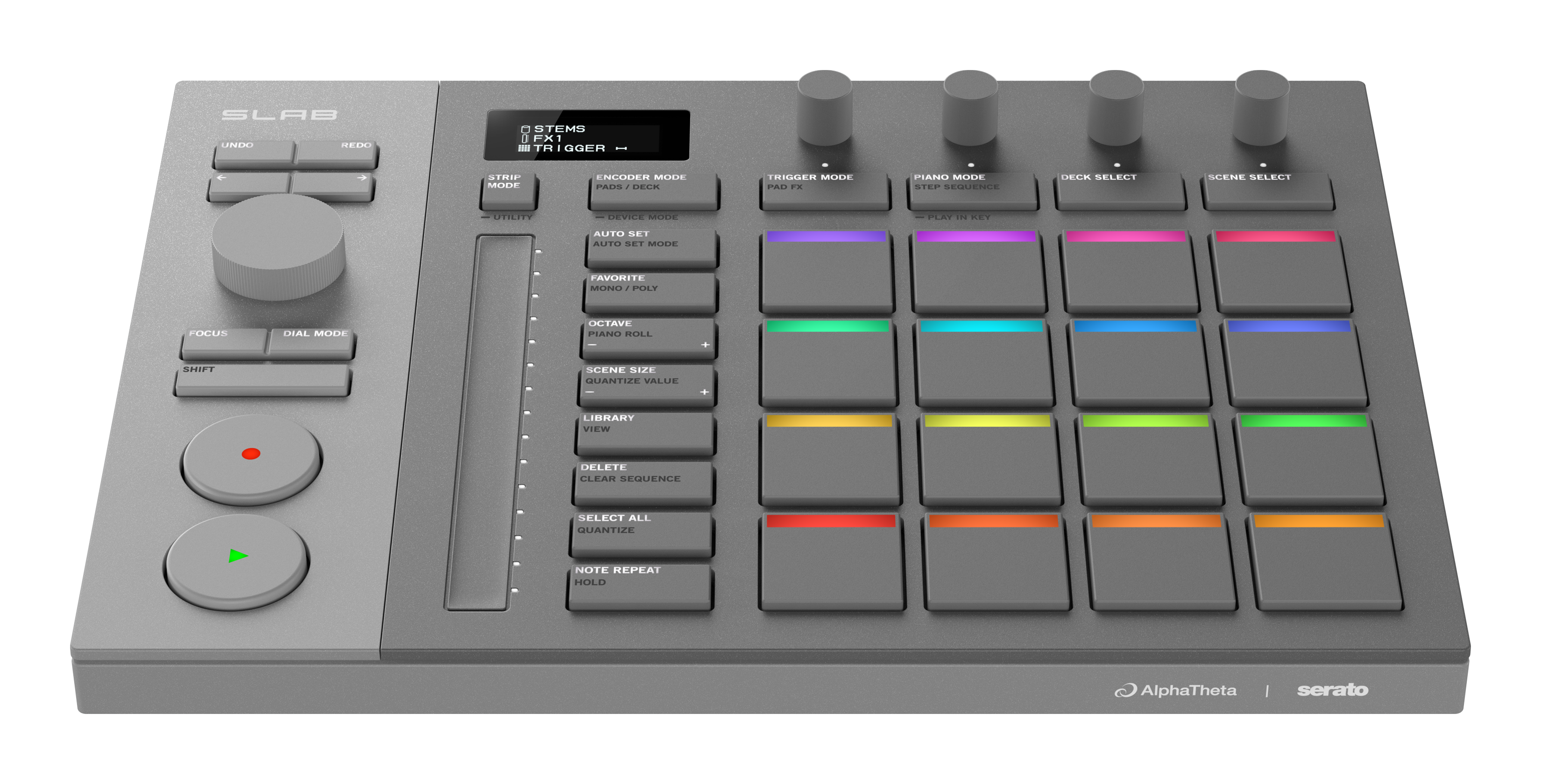 AlphaTheta SLAB - Music Production Controller optimized for Serato Studio