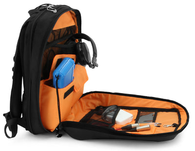 JetPack Slim - Compact Design DJ Backpack (Black)