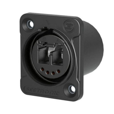ProX Seetronic Dual-Channel Fiber Socket with Automatic Sealing Shutter (IP65 Rated)
