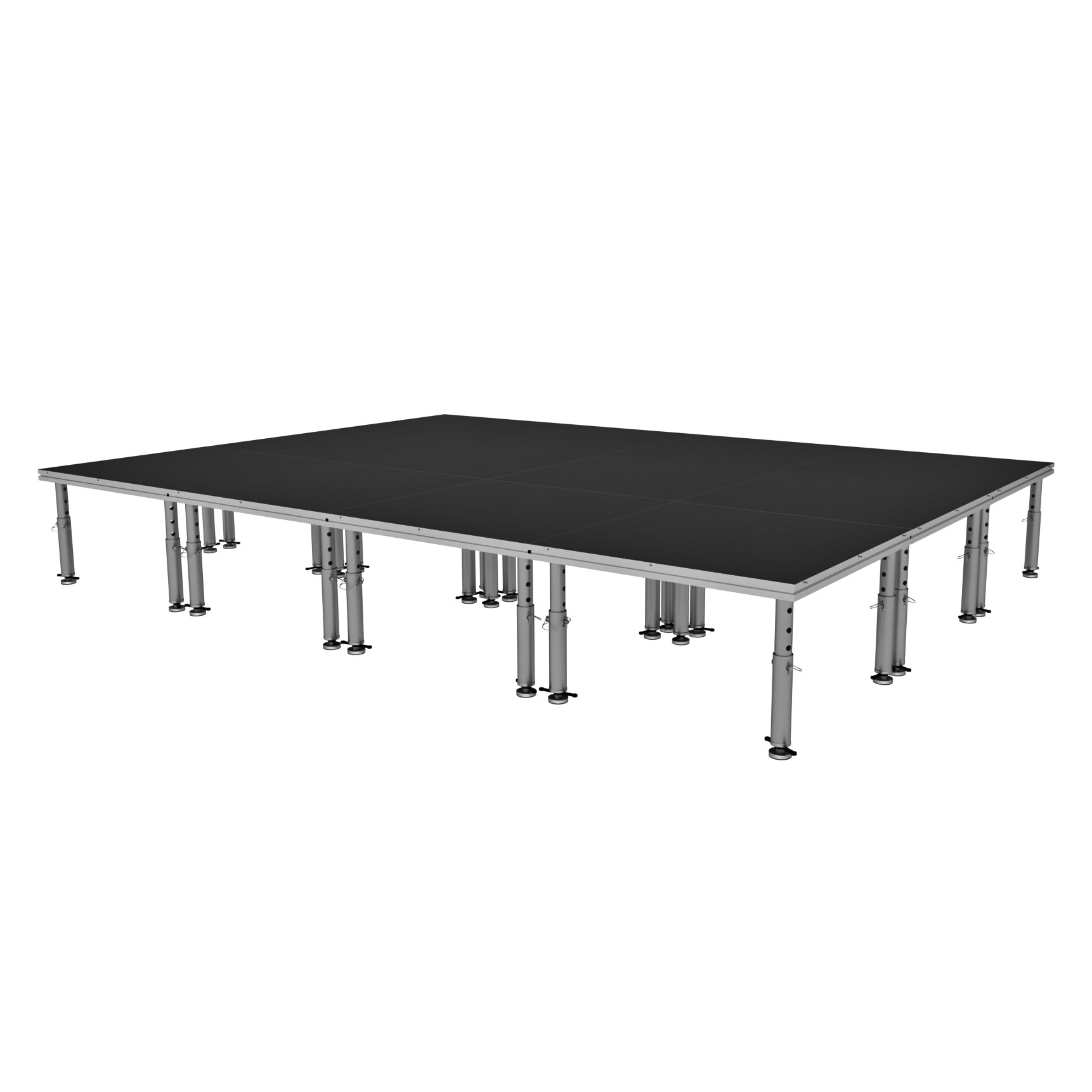 ProX StageOne 12 ft x 16 ft 4x4 Package 12 Decks w/ 16–22 inch Adjustable Legs