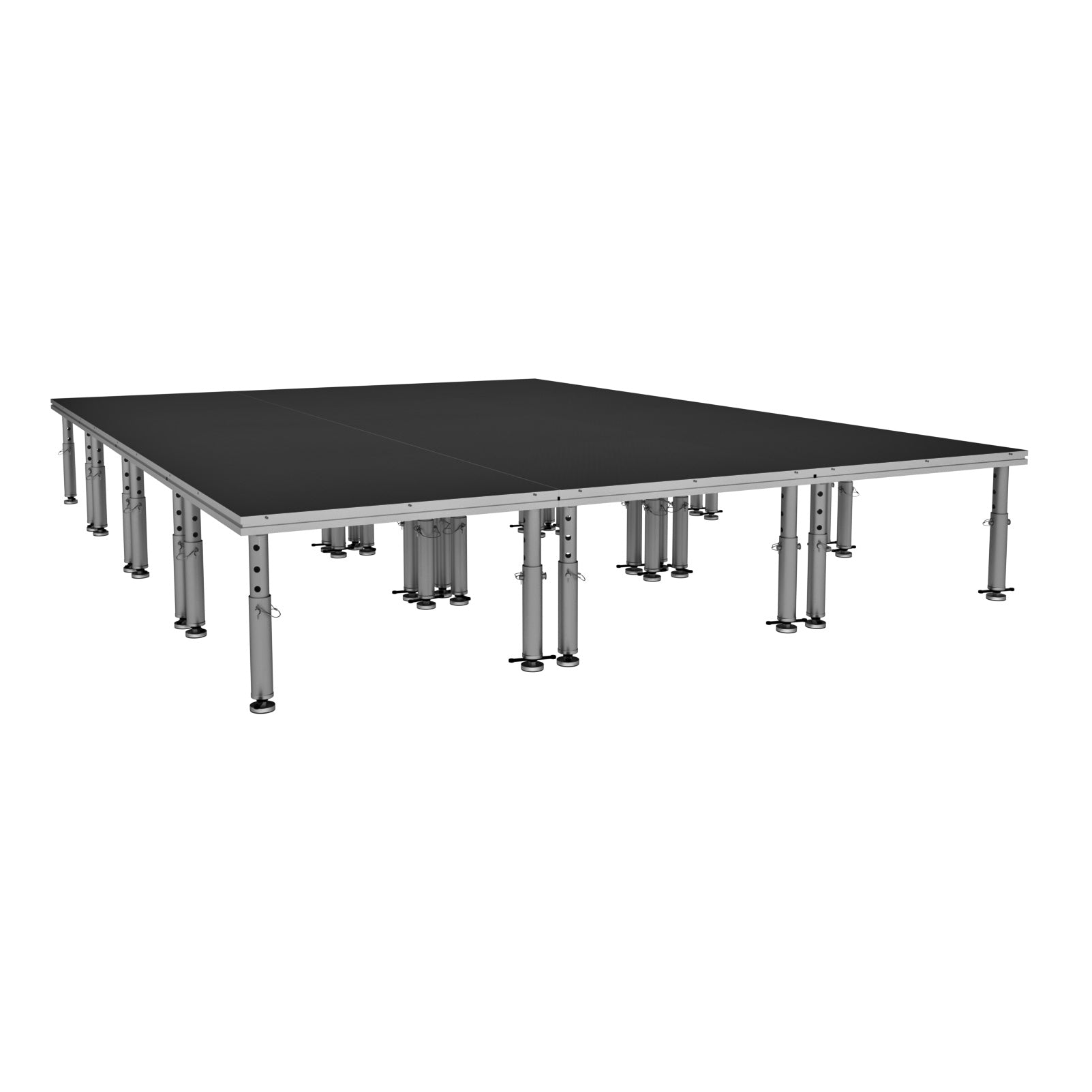 ProX StageOne 12 ft x 16 ft 4x4 Package 12 Decks w/ 16–22 inch Adjustable Legs