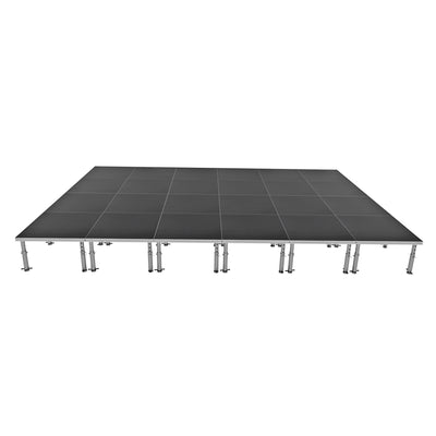 ProX StageOne 16 ft x 24 ft 4x4 Package 24 Decks w/ 16–22 inch Adjustable Legs