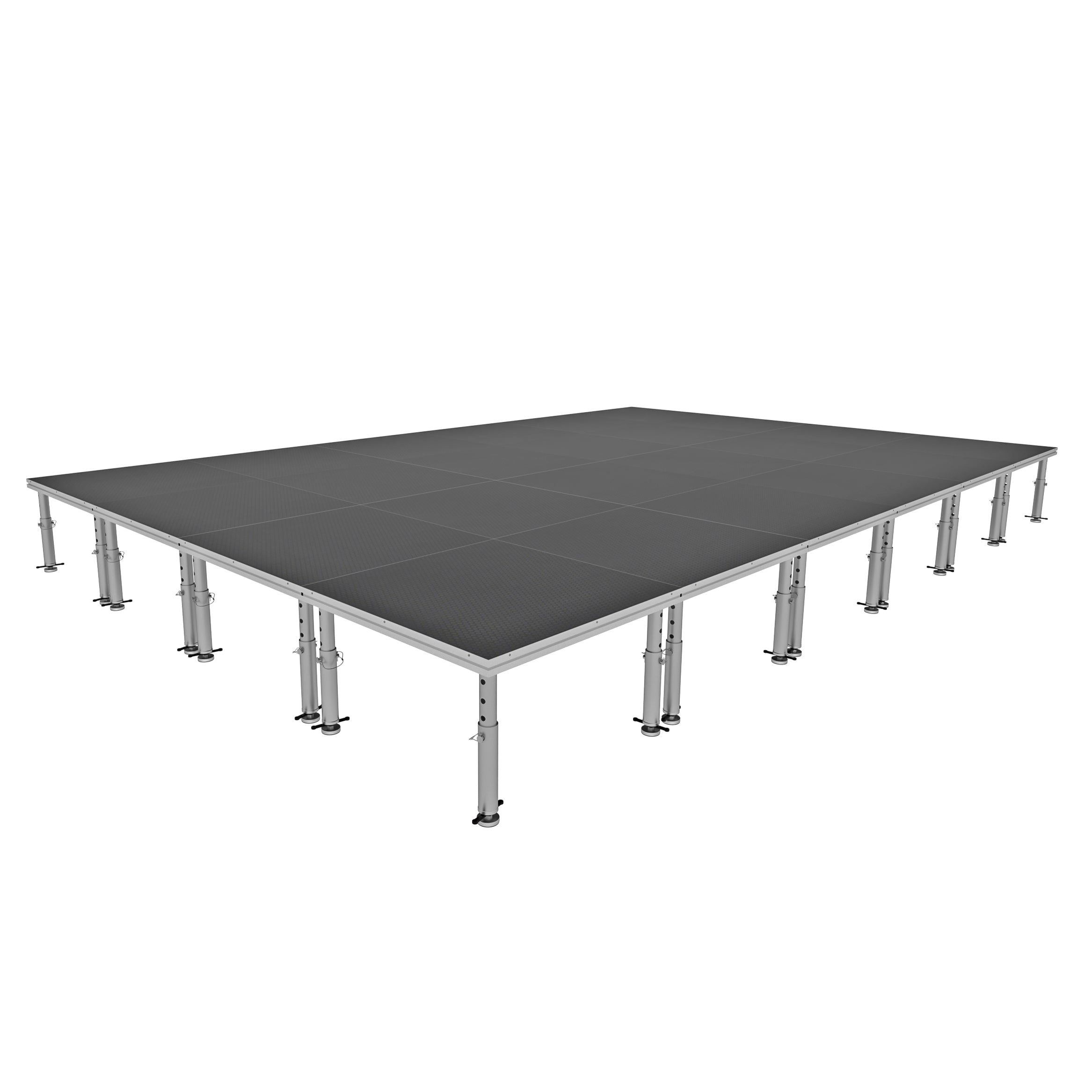 ProX StageOne 16 ft x 24 ft 4x4 Package 24 Decks w/ 16–22 inch Adjustable Legs
