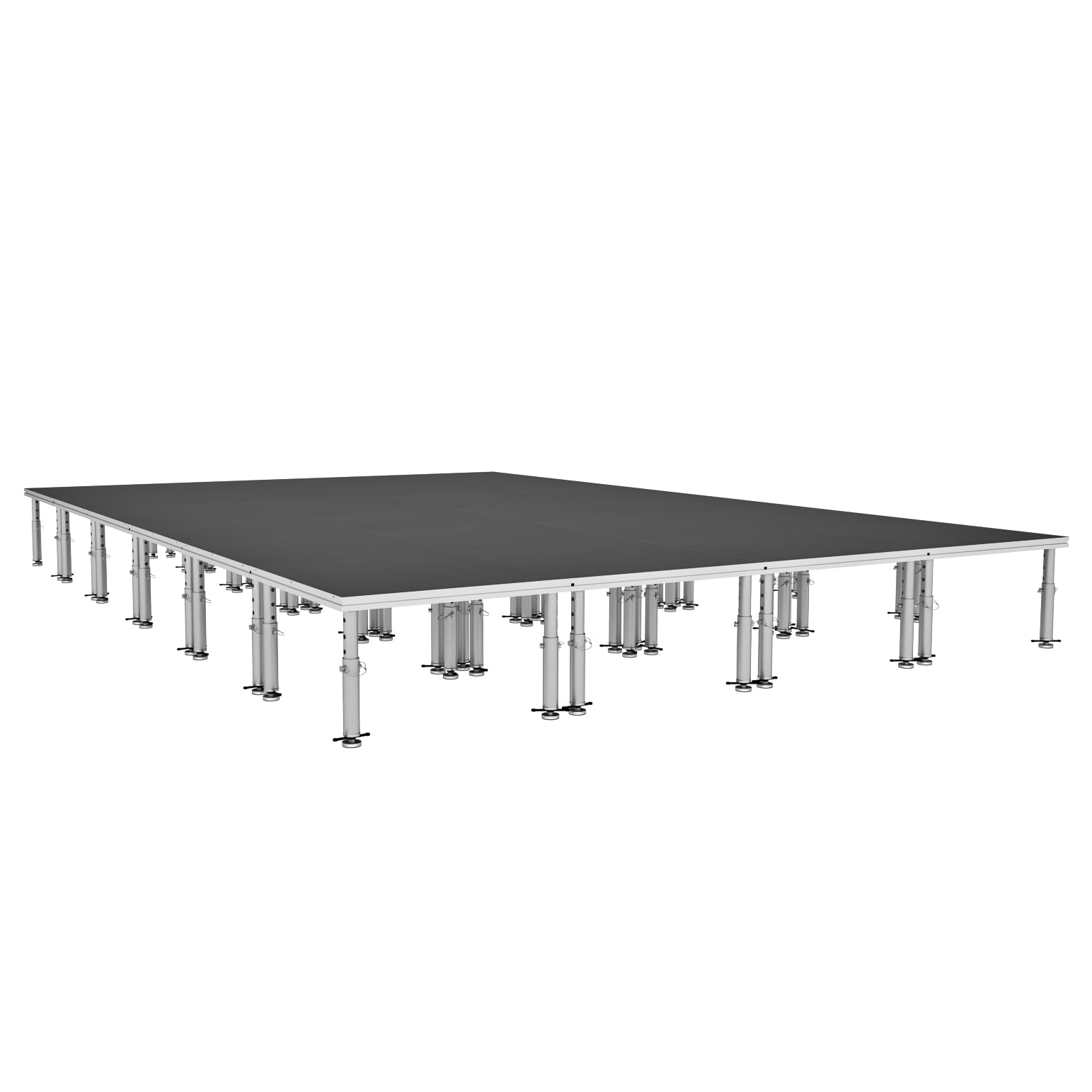 ProX StageOne 16 ft x 24 ft 4x4 Package 24 Decks w/ 16–22 inch Adjustable Legs