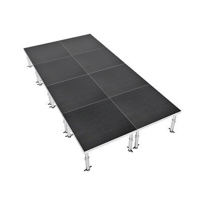 ProX StageOne 8 ft x 16 ft 4x4 Package 8 Decks w/ 16–22 inch Adjustable Legs