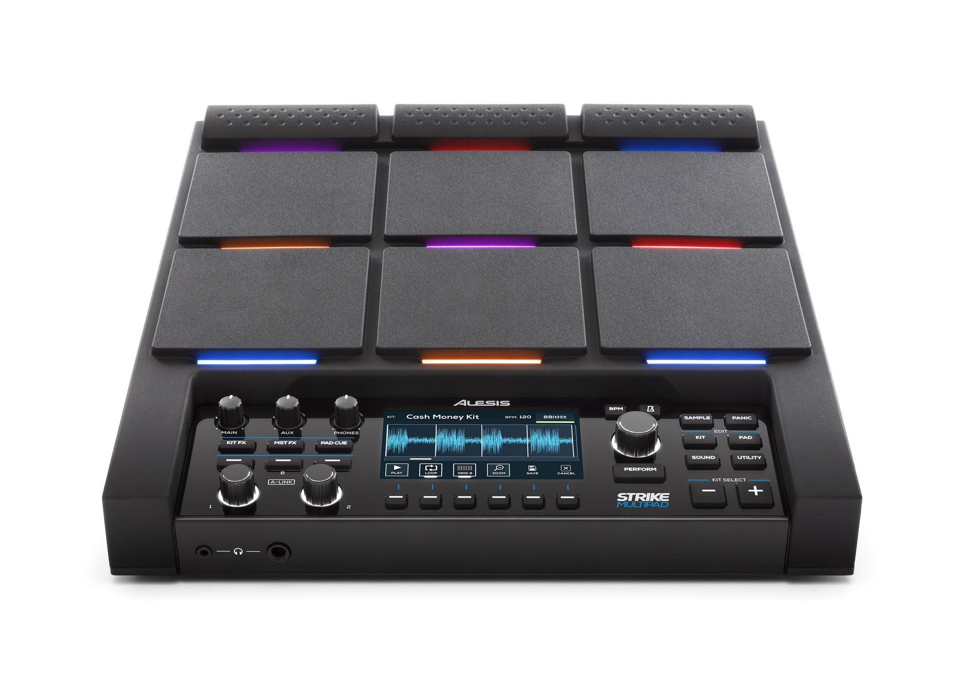 Alesis Strike Multi Pad 9-Pad Performance Player with RGB Lights