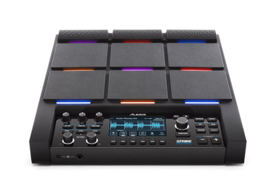 Alesis Strike Multi Pad - 9-Pad Sample/Loop/Perfomance Player with RGB Lights, 8,000 Sounds, 32GB Hard Drive, 10 Trigger Inputs, USB Audio