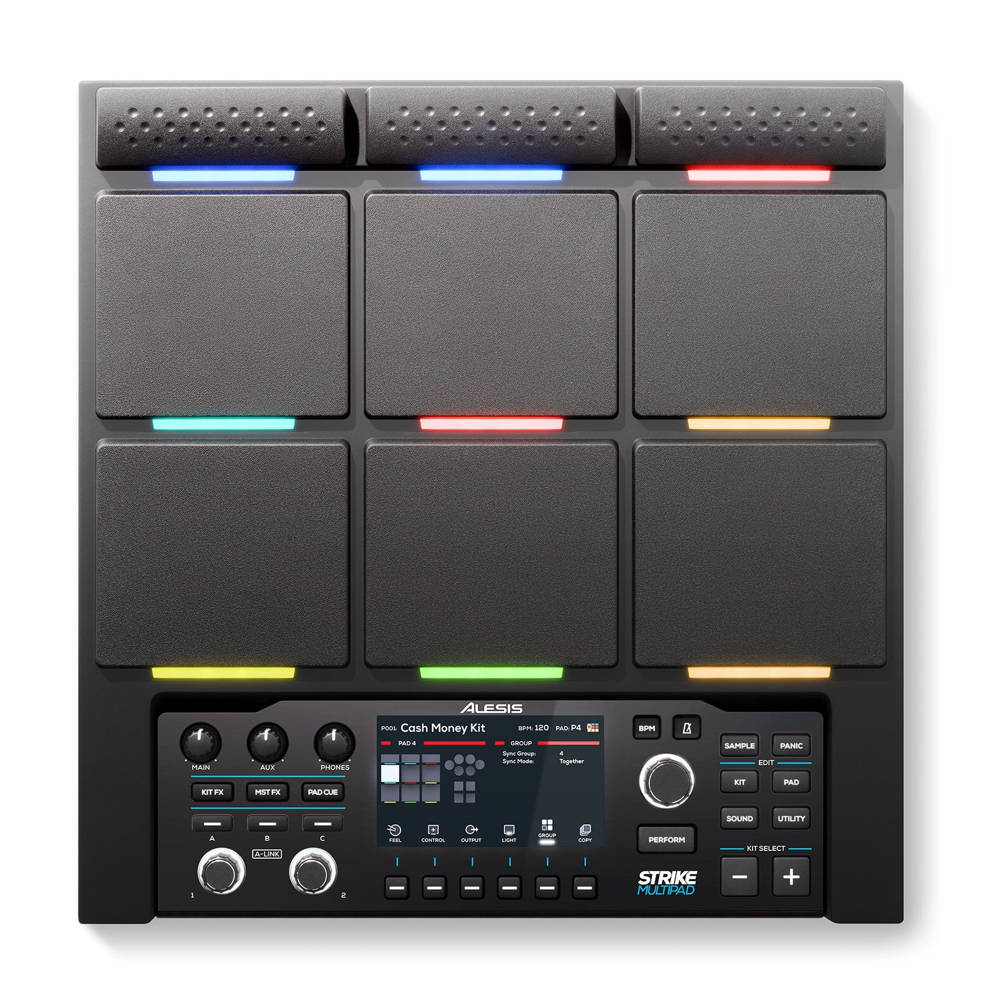 【お正月値下げ！】Alesis Strike Multi Pad ➕クランプ付き Alesis Strike Multi Pad 9-Pad Performance Player with RGB Lights