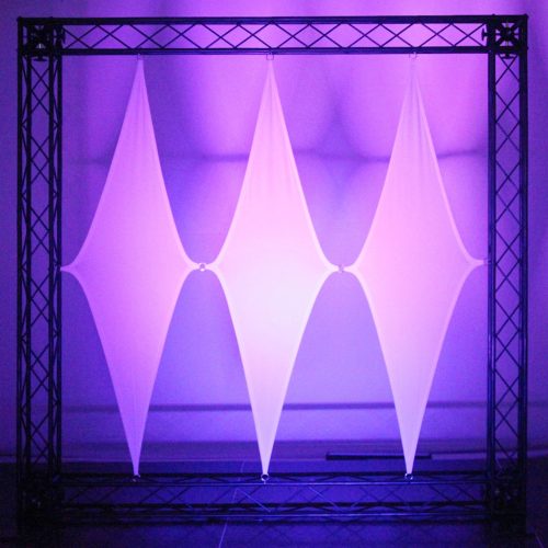 Odyssey SWDD4819WHT - 48 in x 19 in White Diamond Display Decor Panel