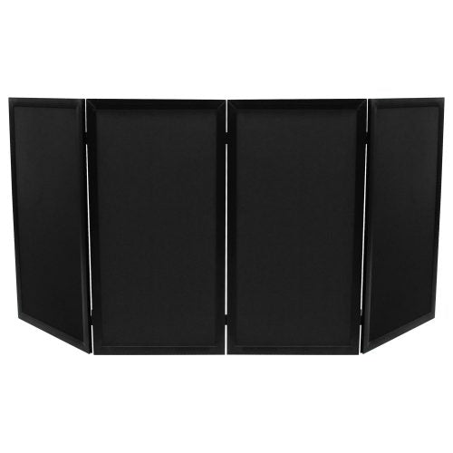 Odyssey SWF4846BLK - 48 in W x 46 in H All-Black Pro DJ Facade