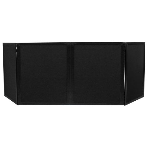 Odyssey SWF7246BLK - 72 in W x 46 in H All-Black Pro DJ Facade