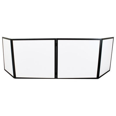 Odyssey SWF9646B - 96 in W x 46 in H White Pro DJ Facade with Black Frame