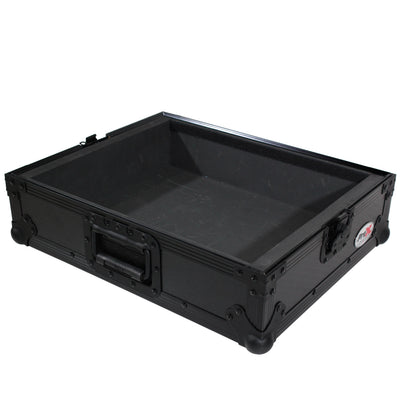 ProX T-TTBL - Flight Case for Turntable - Universal W-Foam Kit | Black on Black