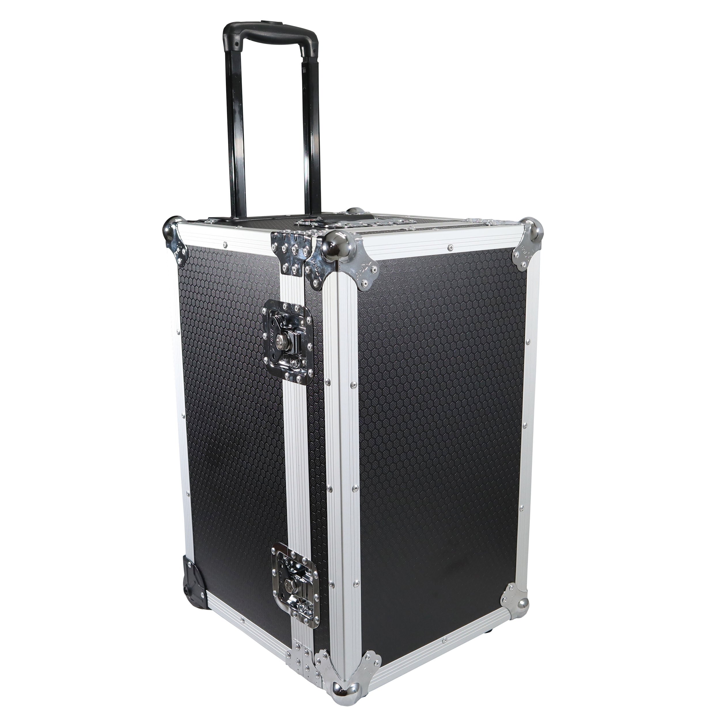 ProX T-UTIHWMK2 - Rolling Utility Case W/ Retractable Handle and Low-Profile Recessed Wheels 17x24.5x15" Exterior For Cabales/100 LP Vinyl Records