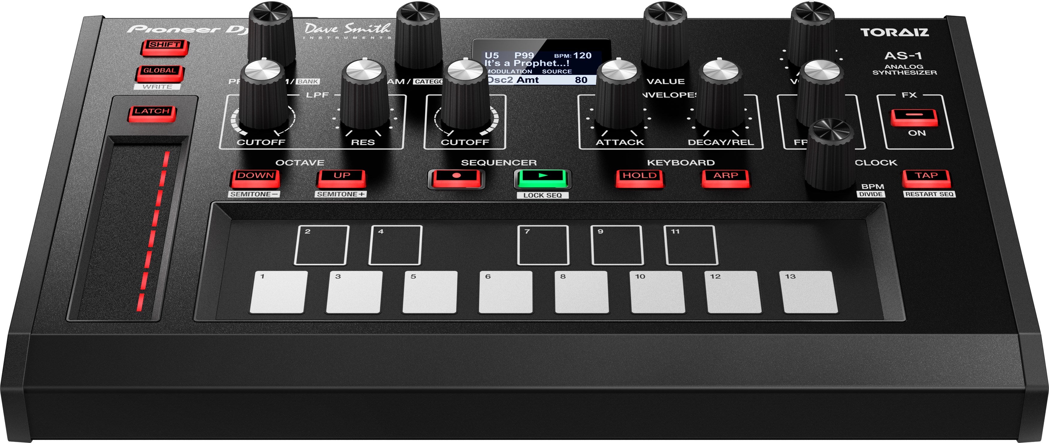 TORAIZ TAS-1 - Monophonic Analog Synthesizer by Pioneer DJ