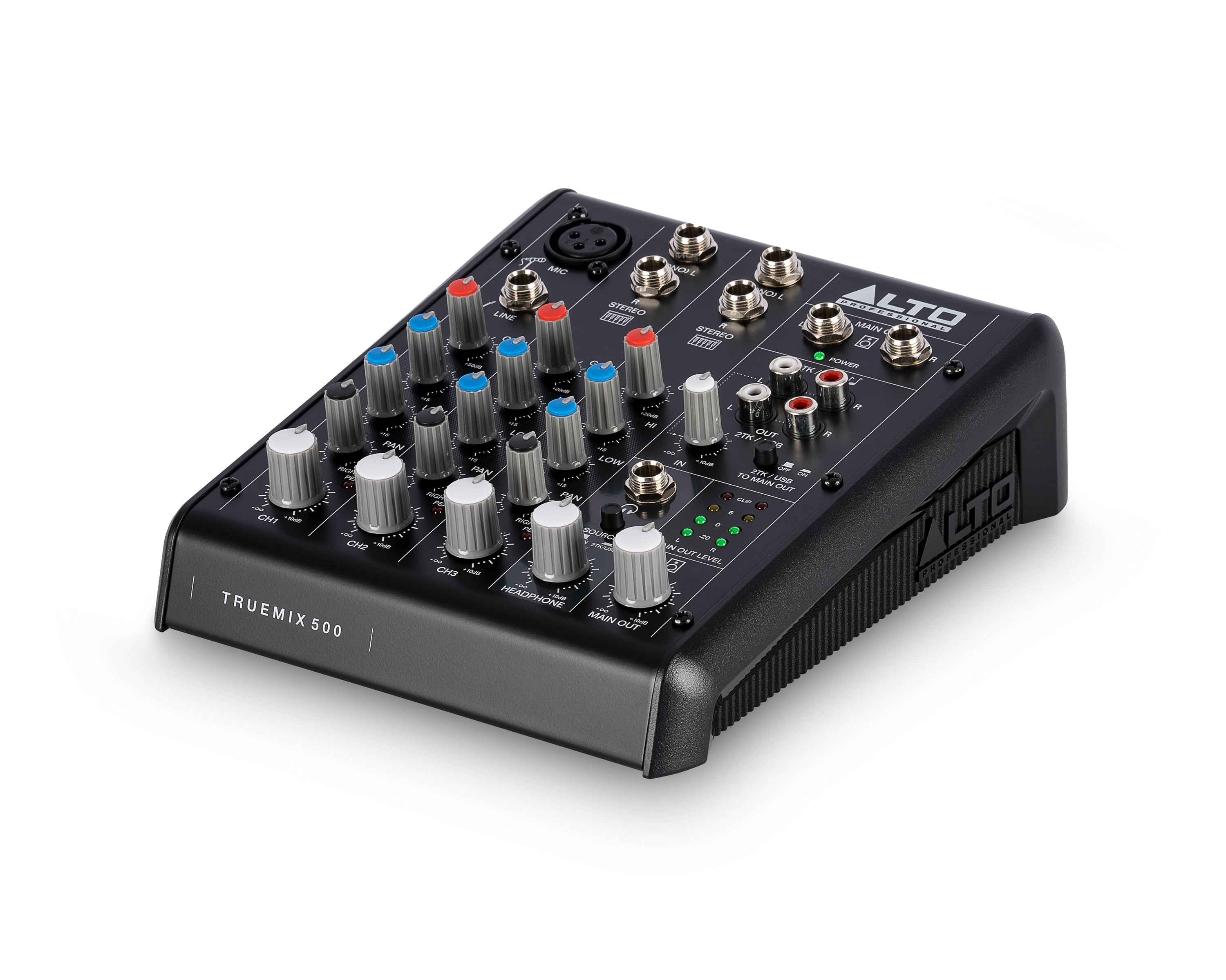 Alto TrueMix 500 - 5-Channel Analog Mixer with USB