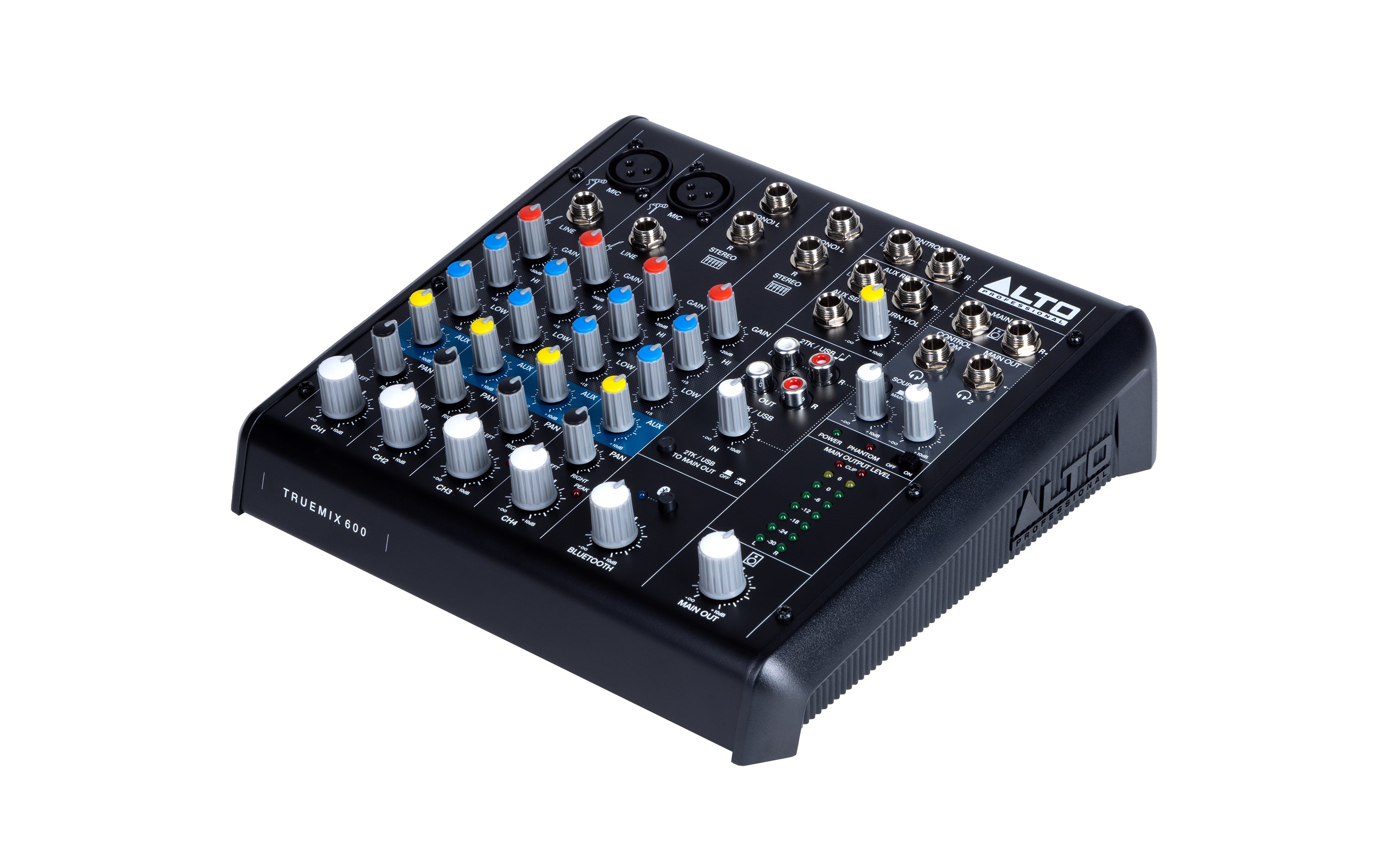 Alto TrueMix 600 - 6-Channel Compact Mixer with USB and Bluetooth