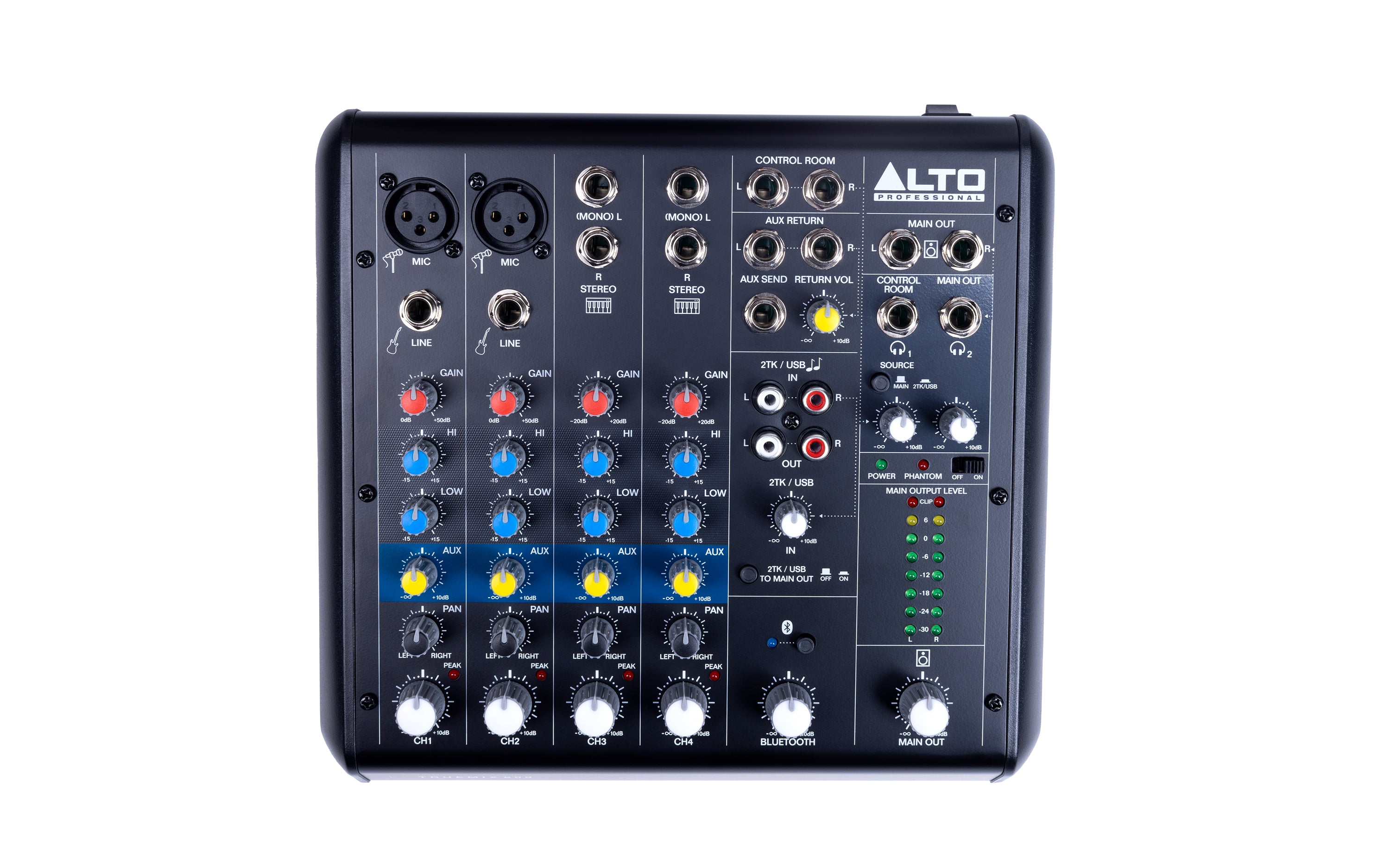 Alto TrueMix 600 - 6-Channel Compact Mixer with USB and Bluetooth