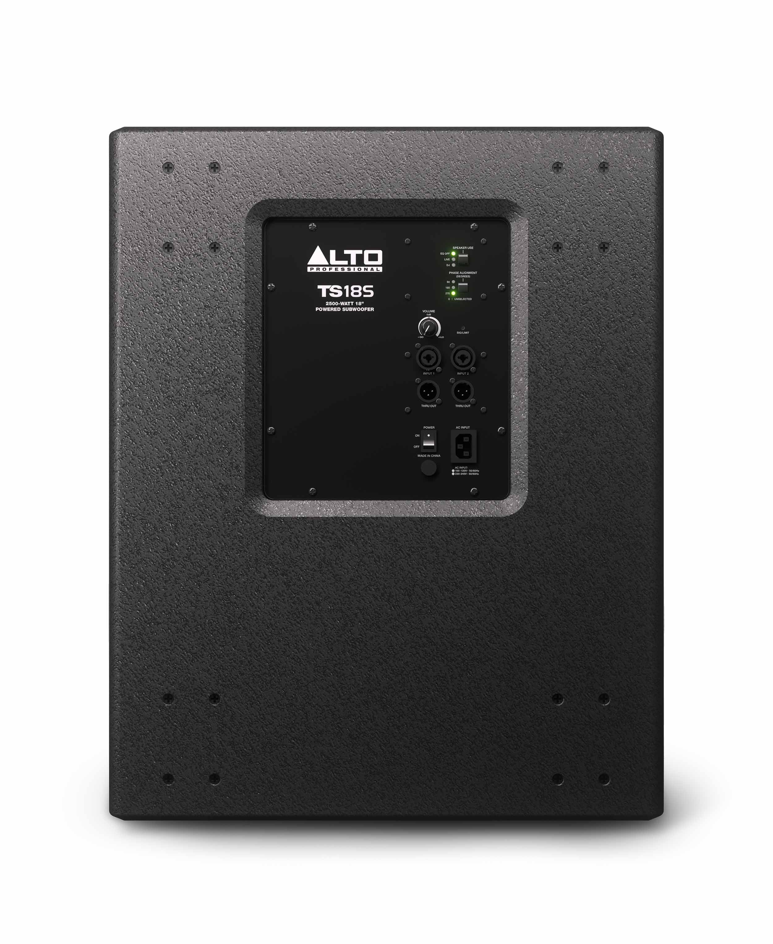 Alto TS18S - 2500-Watt Powered Subwoofer with a 18" Driver