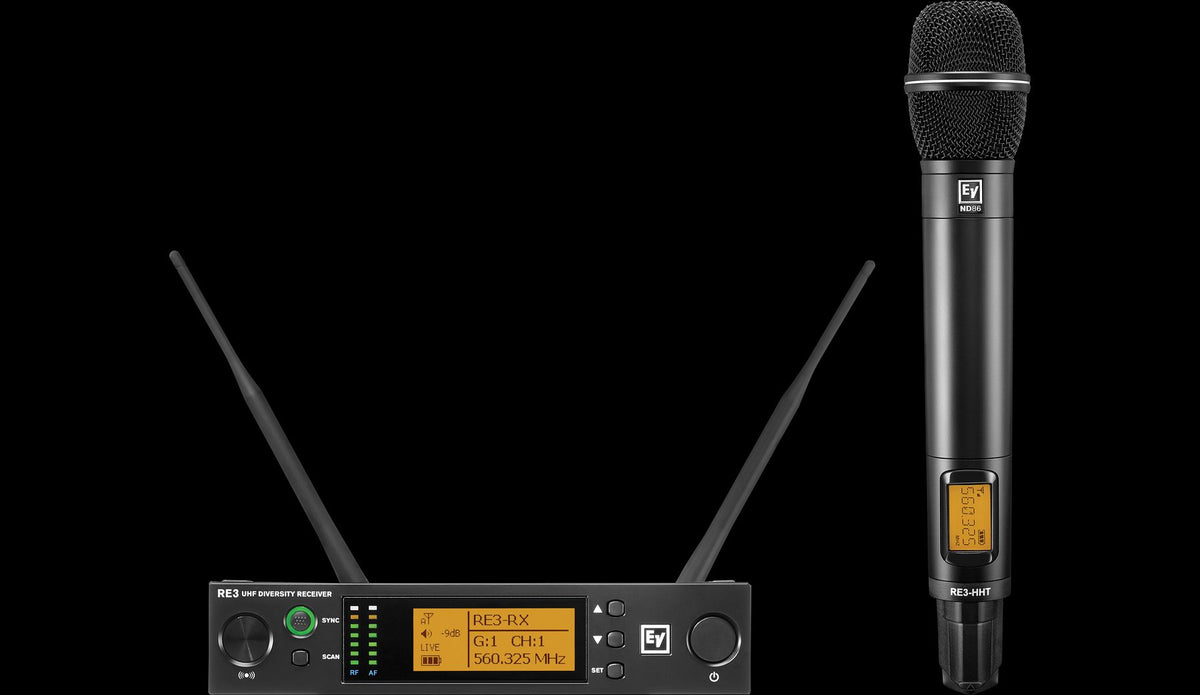 Electro-Voice RE3-ND86 - UHF Wireless Handheld Mic System w/ND86