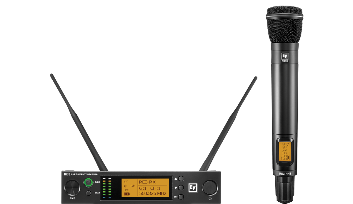Electro-Voice RE3-ND96 - UHF Wireless System with ND96 Handheld Microphone