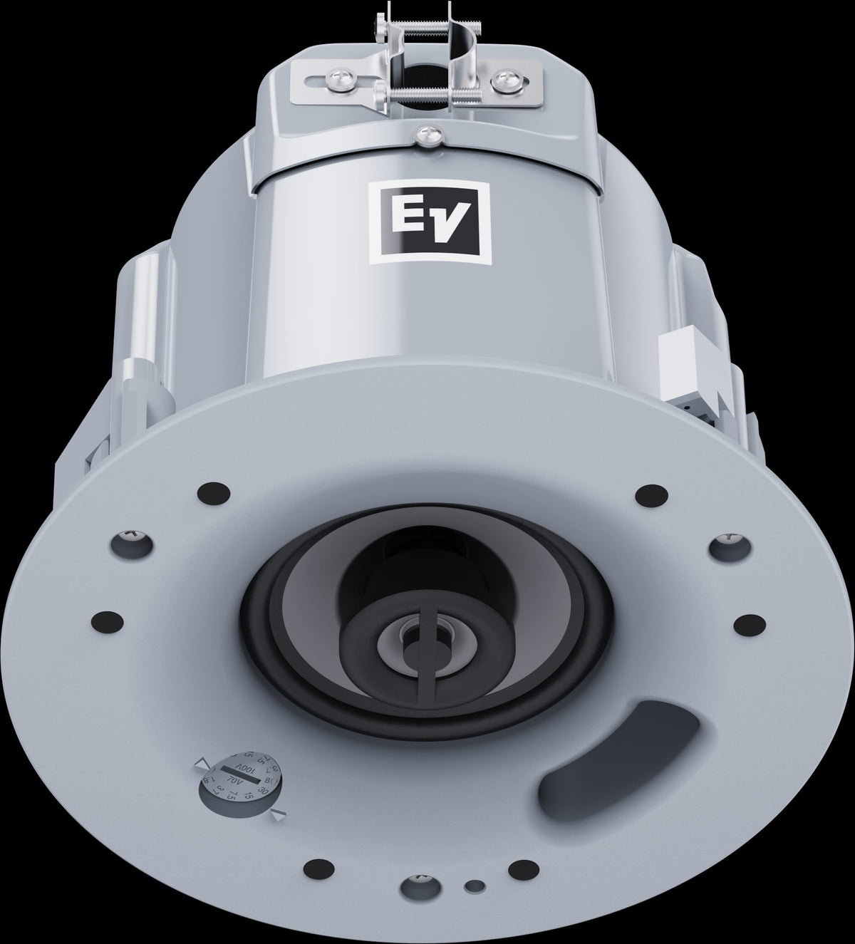 Electro-Voice EVID-EC4.2 - 4" 2-Way Coaxial Ceiling Speaker, Bezel-Less Magnetic Grille, 70/100V, White, Priced Each & Sold In Pairs