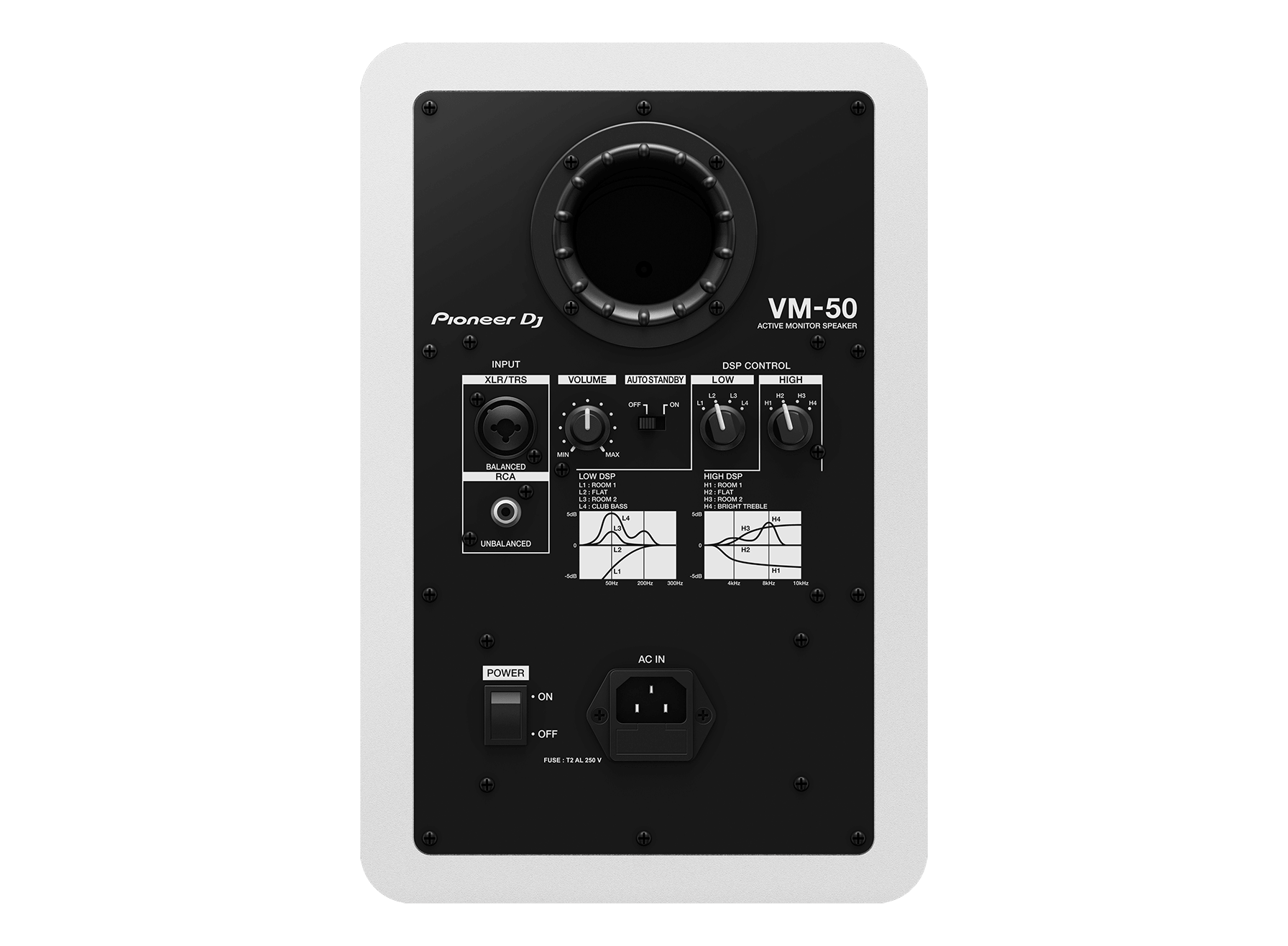 Pioneer DJ VM-50-W - 5” Active Monitor Speaker (White)