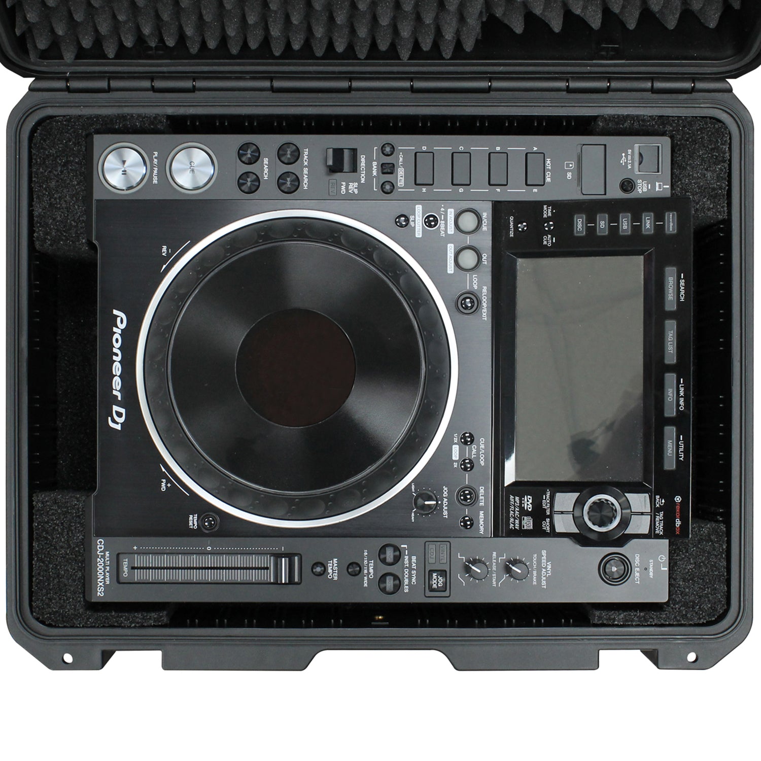 Odyssey VUCDJ2000NXS2 - Pioneer DJ CDJ-2000NXS2 Media Player Dustproof and Watertight Carrying Case.
