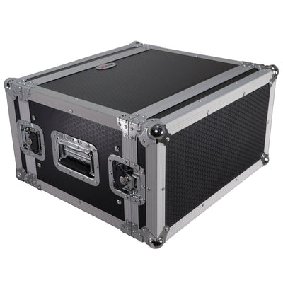 ProX X-6UE - 6U Deluxe 14" Deep 19" Width Amp Effects Rack Flight Hard Case
