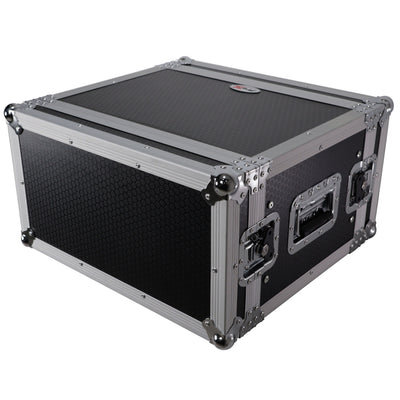 ProX X-6UE - 6U Deluxe 14" Deep 19" Width Amp Effects Rack Flight Hard Case