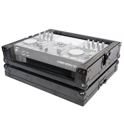 ProX X-PRIMEGOBL - ATA Style Flight Travel Case for Denon DJ Prime Go Digital Controller - Black On Black