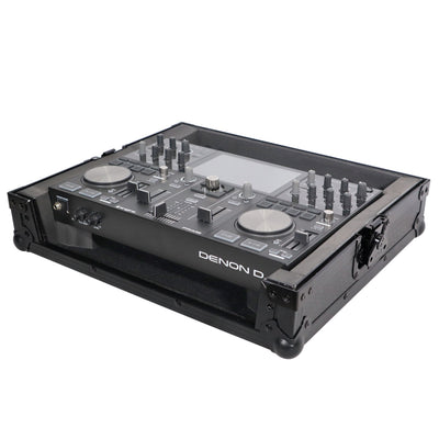 ProX X-PRIMEGOBL - ATA Style Flight Travel Case for Denon DJ Prime Go Digital Controller - Black On Black