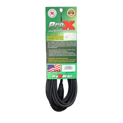 ProX XC-MIC25 - 25 Ft. Balanced XLR-F to XLR-M High Performance Microphone Cable