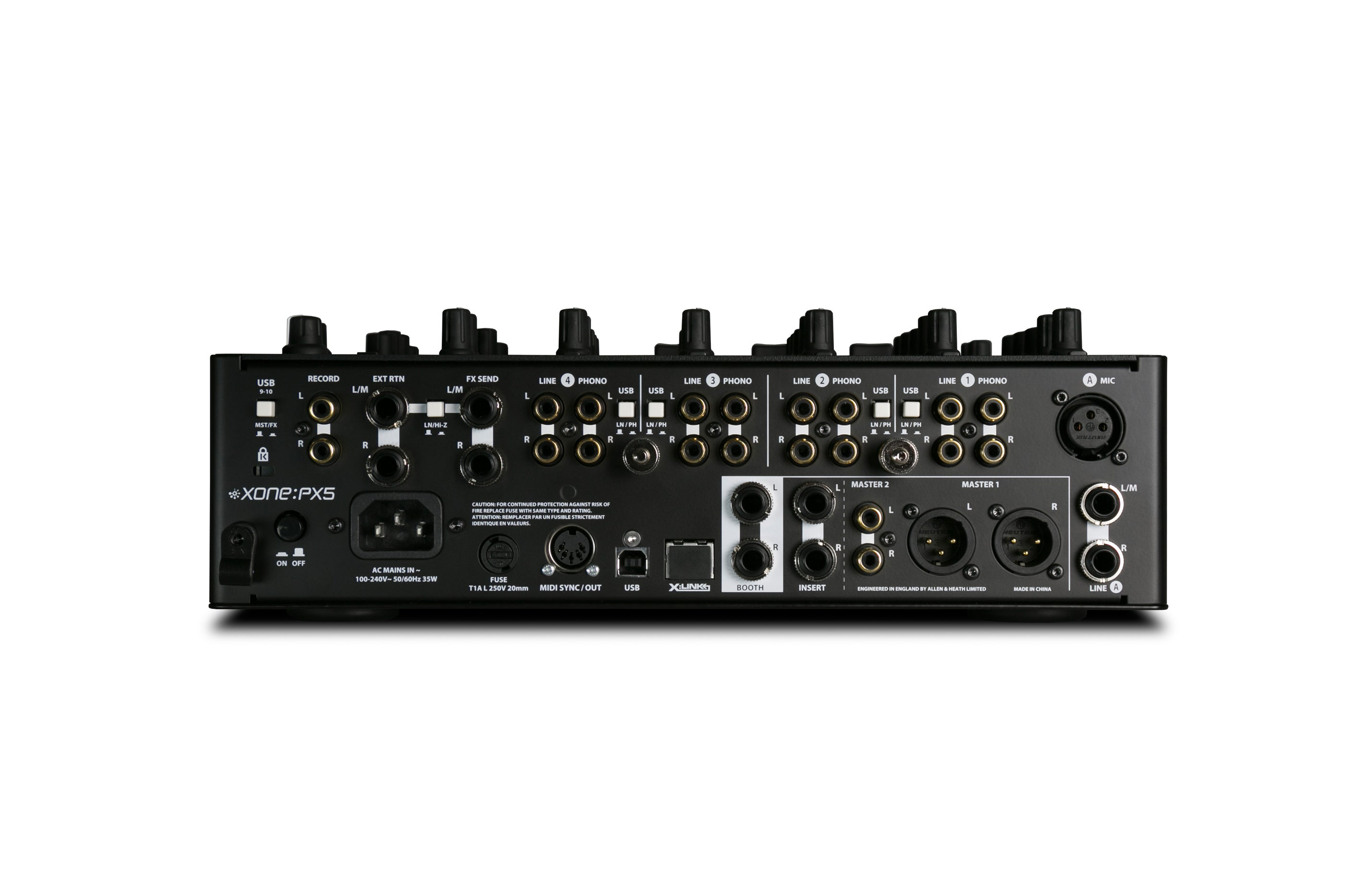 Allen & Heath XONE:PX5 4+1 Channel Analogue DJ Mixer | The DJ Hookup