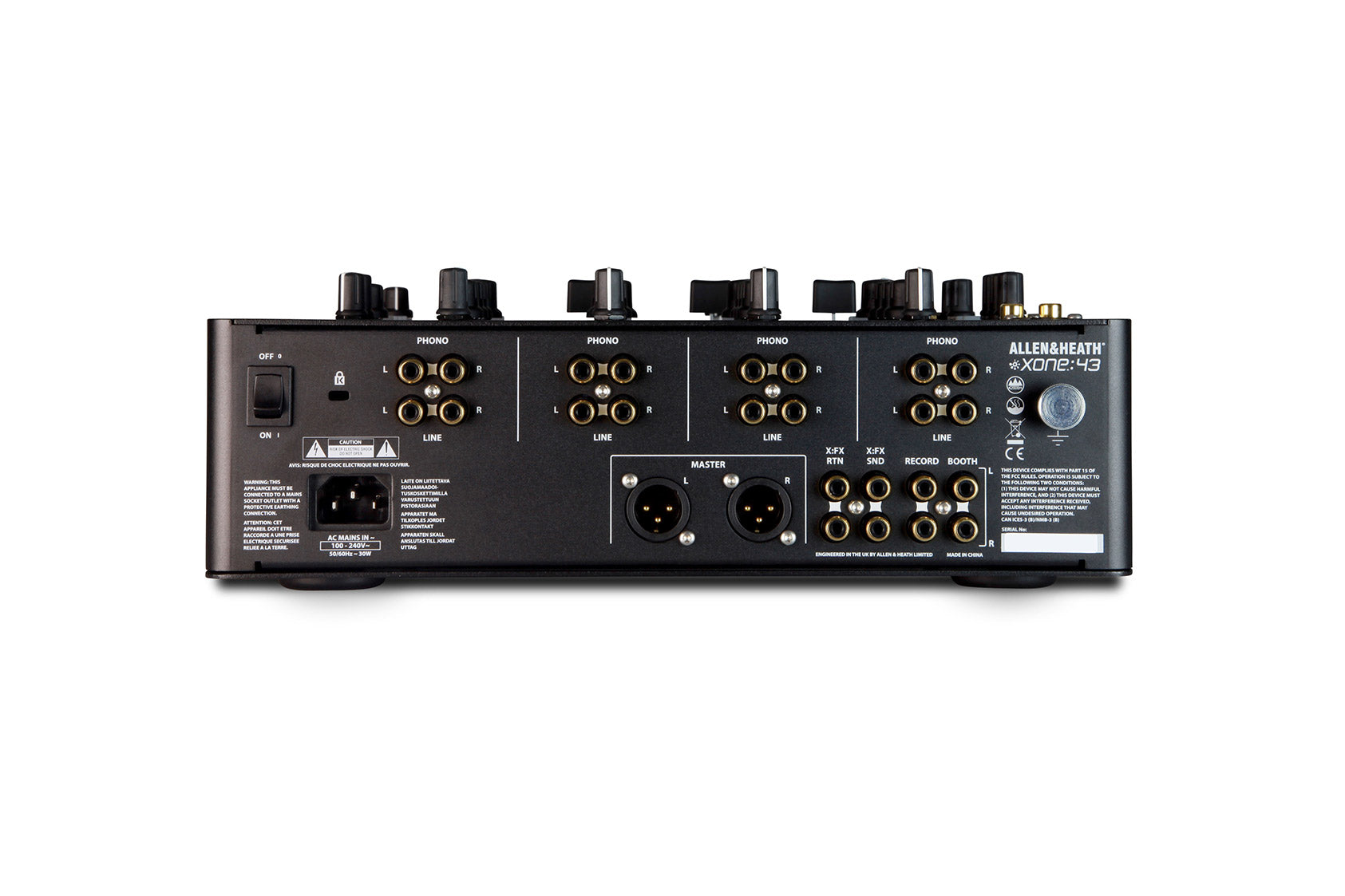 Allen & Heath Xone:43 4-Channel Analogue DJ Mixer | The DJ Hookup