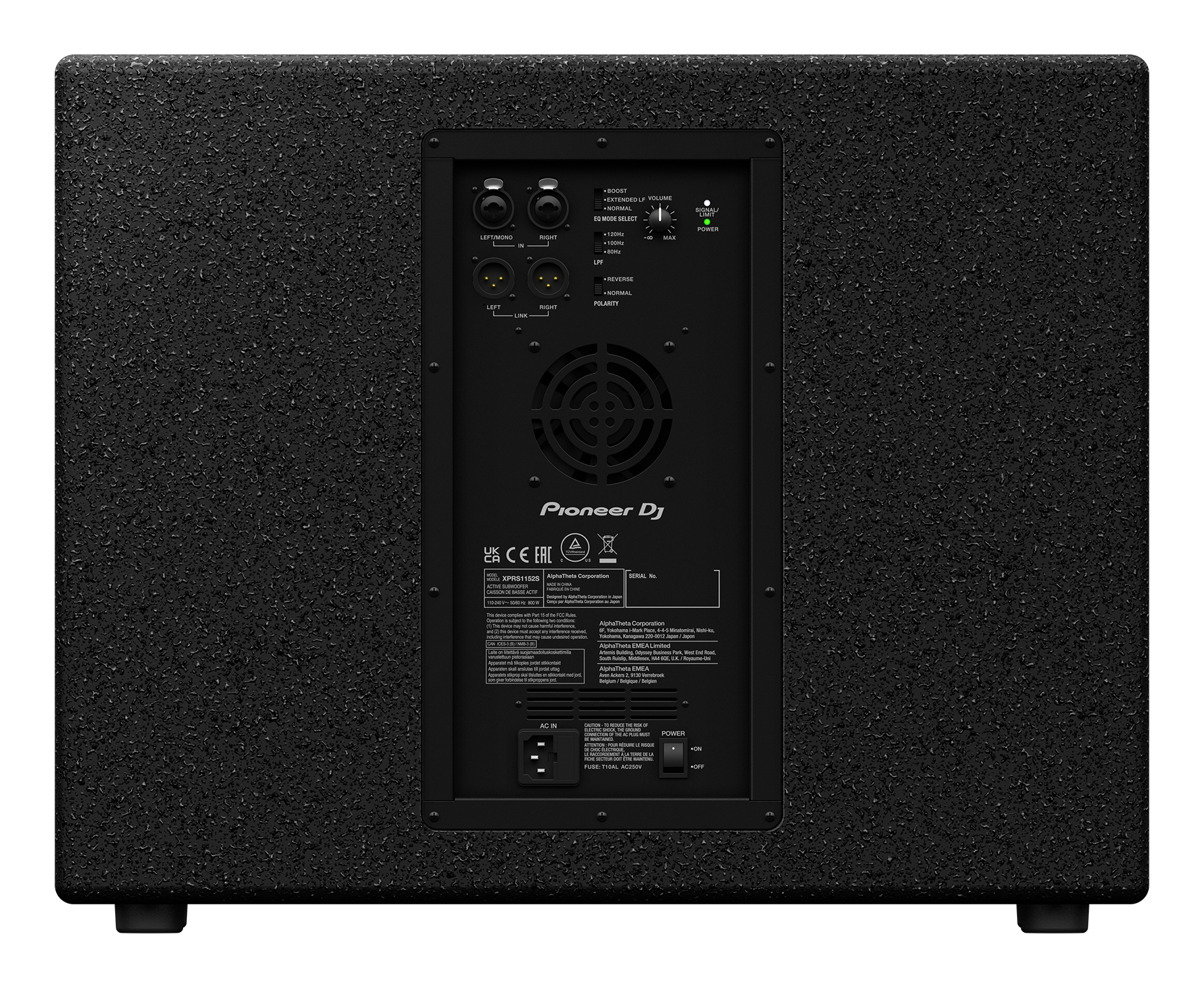 Pioneer DJ XPRS1152S - 15” Reflex Loaded Active Subwoofer - Final Clearance!