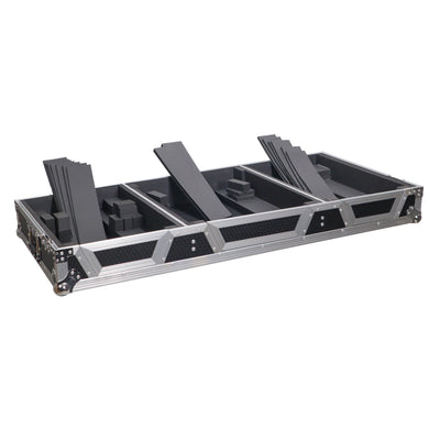ProX XS-CDJ3KA9W - ATA Flight Case for Pioneer CDJ 3000 Player and DJM A9 4 Channel DJ Mixer with Wheels