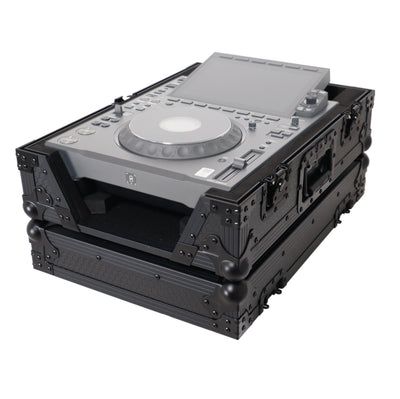 ProX XS-CDXBL - Black ATA Flight Case for AlphaTheta CDJ-3000X Pioneer CDJ-3000 DJ Media Player with Heavy-Duty Protection