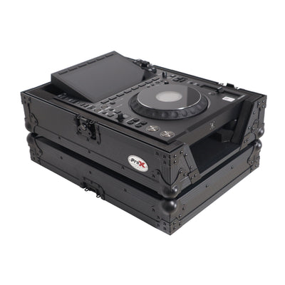 ProX XS-CDXBL - Black ATA Flight Case for AlphaTheta CDJ-3000X Pioneer CDJ-3000 DJ Media Player with Heavy-Duty Protection