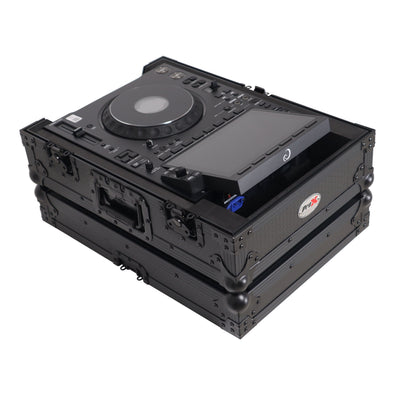 ProX XS-CDXBL - Black ATA Flight Case for AlphaTheta CDJ-3000X Pioneer CDJ-3000 DJ Media Player with Heavy-Duty Protection