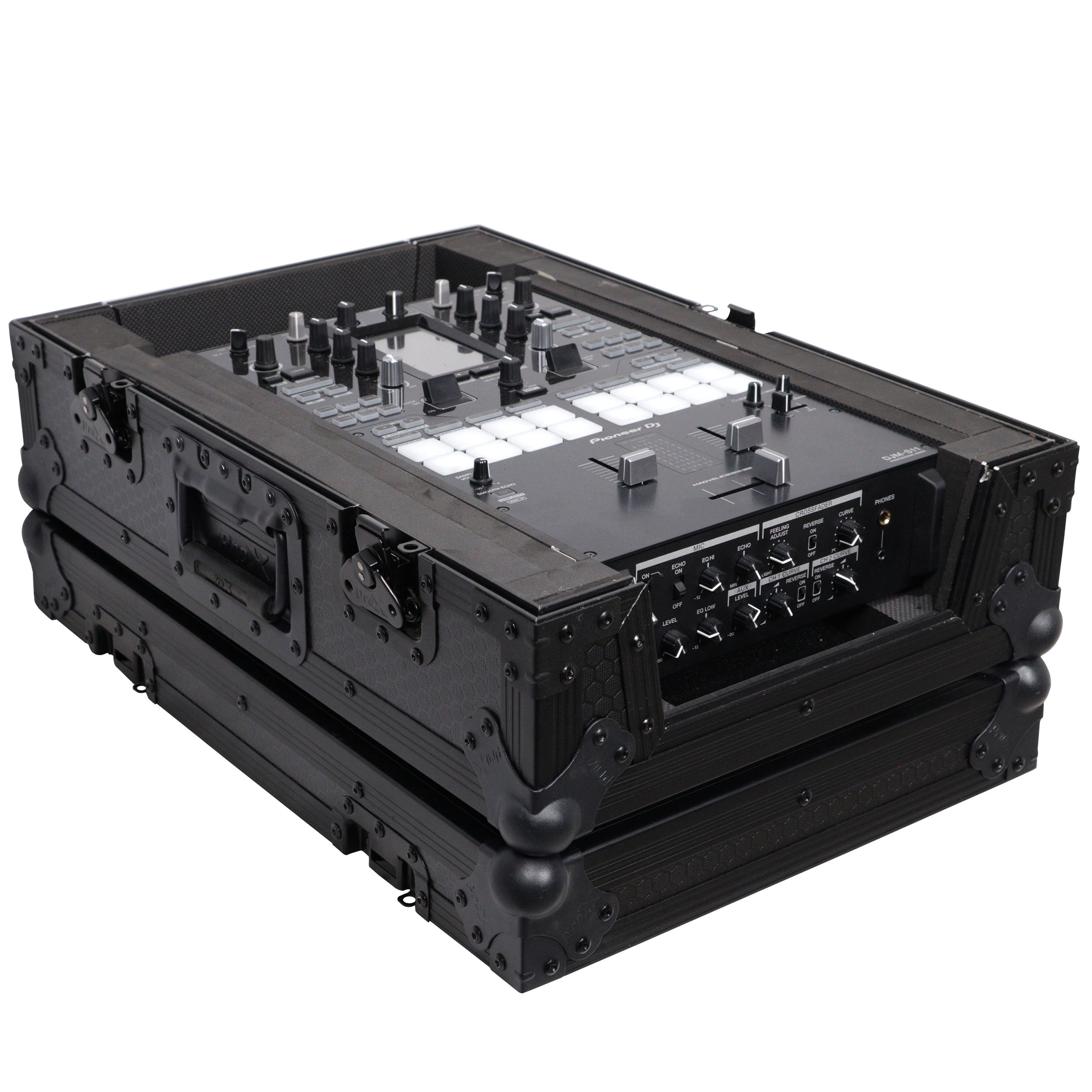 ProX XS-M11BL - ATA Flight Style Universal Road Case for Pioneer DJM S11 RANE SEVENTY 70 SEVENTY 72 MK2 Black Finish