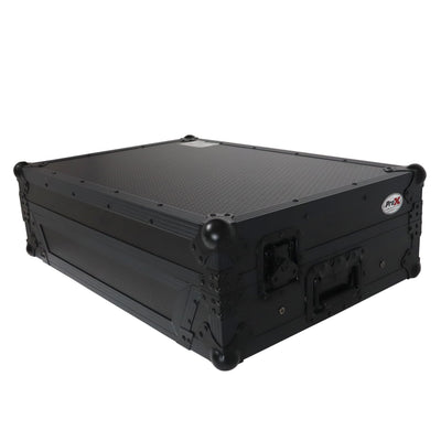 ProX XS-MIXON8 LTBL LED - ATA Flight Style Road Case For Mixon 8 Pro with Laptop Shelf and LED Black Finish