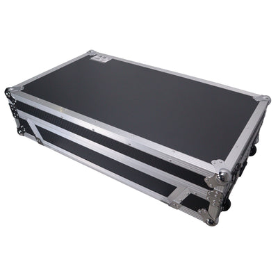 ProX XS-OPUSQUAD W - ATA Flight Style Road Case For Pioneer DJ OPUS-QUAD DJ Controller with 1U Rack Space and Wheels