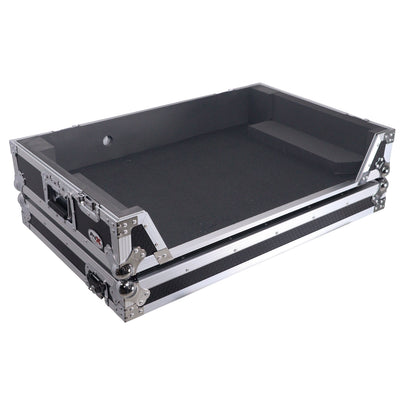 ProX XS-RANEFOURWBL - ATA Flight Style Road Case For RANE Four or RANE Performer DJ Controller with 1U Rack Space and Wheels - Black Finish.