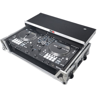ProX XS-RANEONE WLT - Flight Case For RANE ONE DJ Controller with Sliding Laptop Shelf, 1U Rack, and Wheels