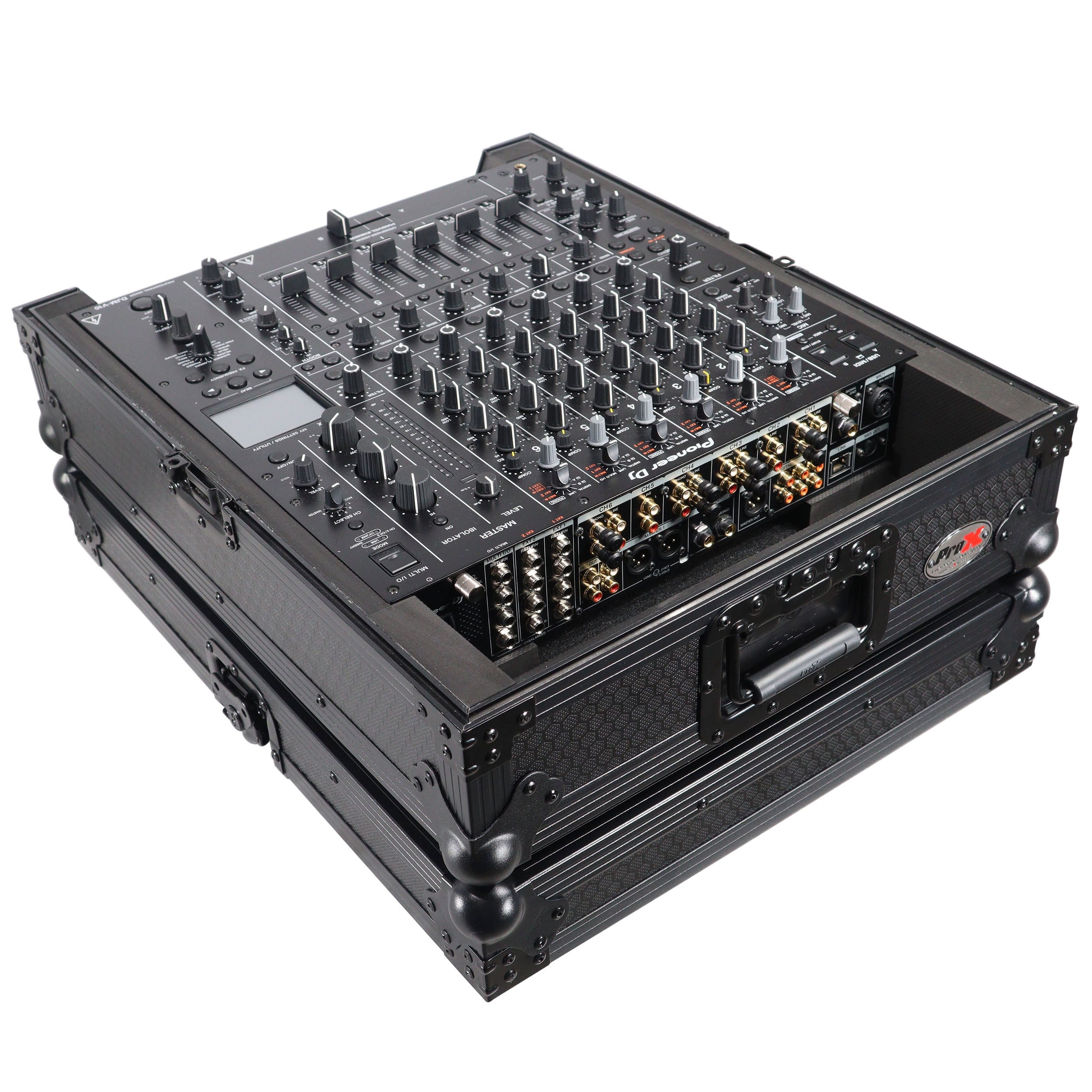 ProX XS-DJMV10A9BL - ATA Style Flight Road Case for Pioneer DJM-A9 DJM V10 DJ Mixer Black Finish