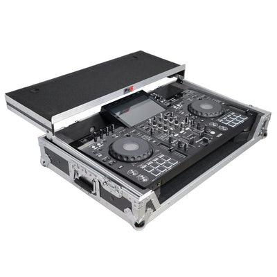 ProX XS-XDJRX3WLT - ATA Flight Case ATA Flight Case For Pioneer DDJ-REV5 XDJ-RX3 DJ Controller with Laptop Shelf 1U Rack Space and Wheels