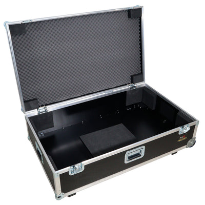 ProX XZF-DJCTWCASE - Control Tower DJ Podium with Road Cases for Pioneer DDJ-REV7 XDJ-XZ FLX10 RANE Four (White)