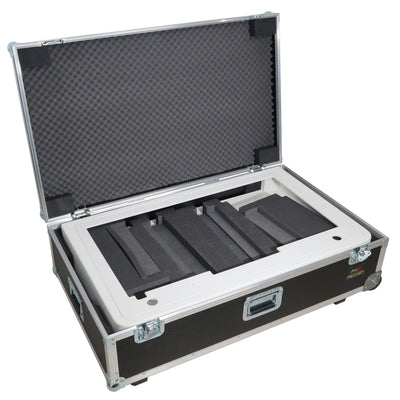ProX XZF-DJCTWCASE - Control Tower DJ Podium with Road Cases for Pioneer DDJ-REV7 XDJ-XZ FLX10 RANE Four (White)