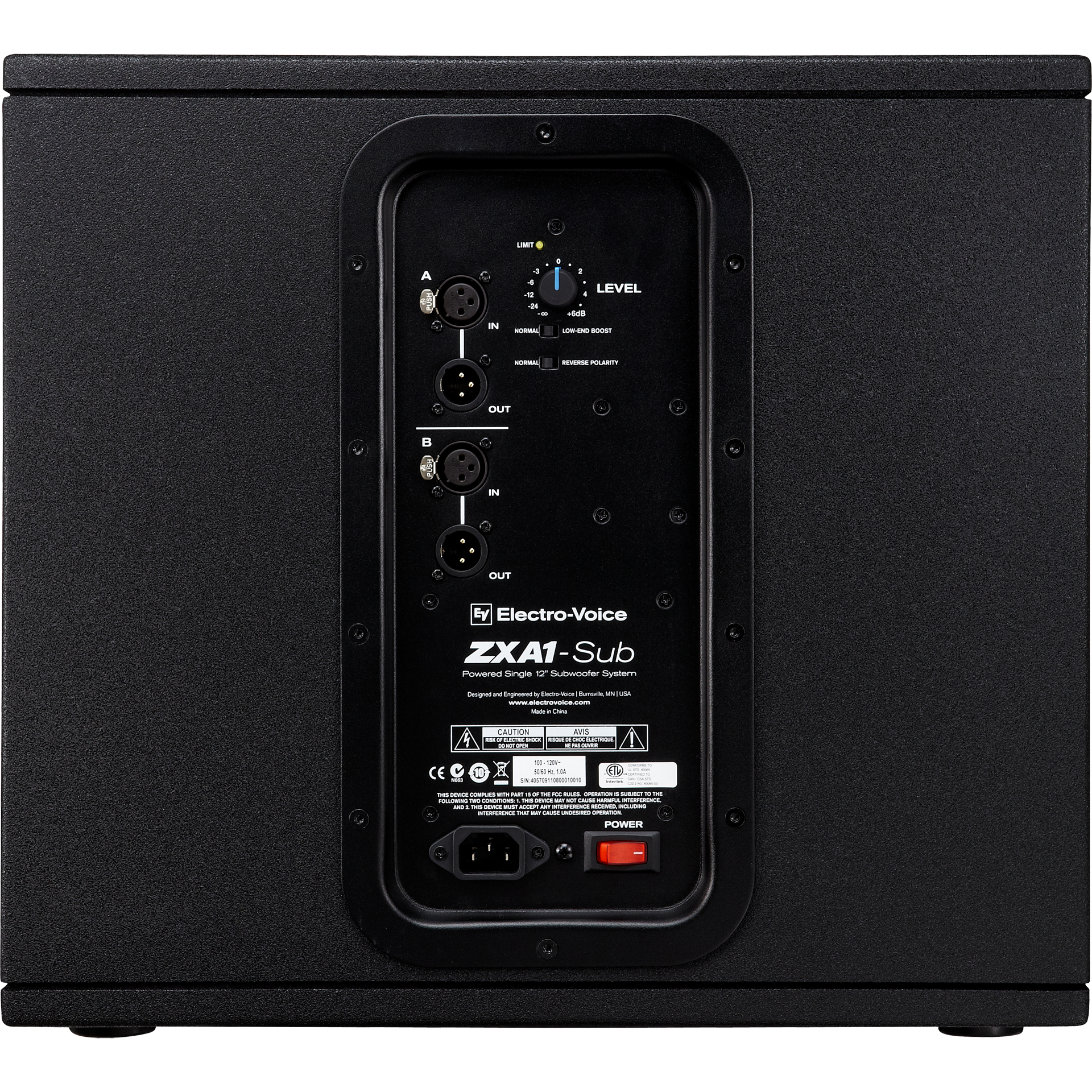 Electro-Voice ZXA1-SUB 700W 12-Inch Powered Subwoofer | The DJ Hookup